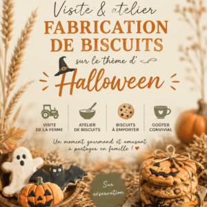 Atelier biscuits d'Halloween 31 Octobre 2026 - 17h/18h30